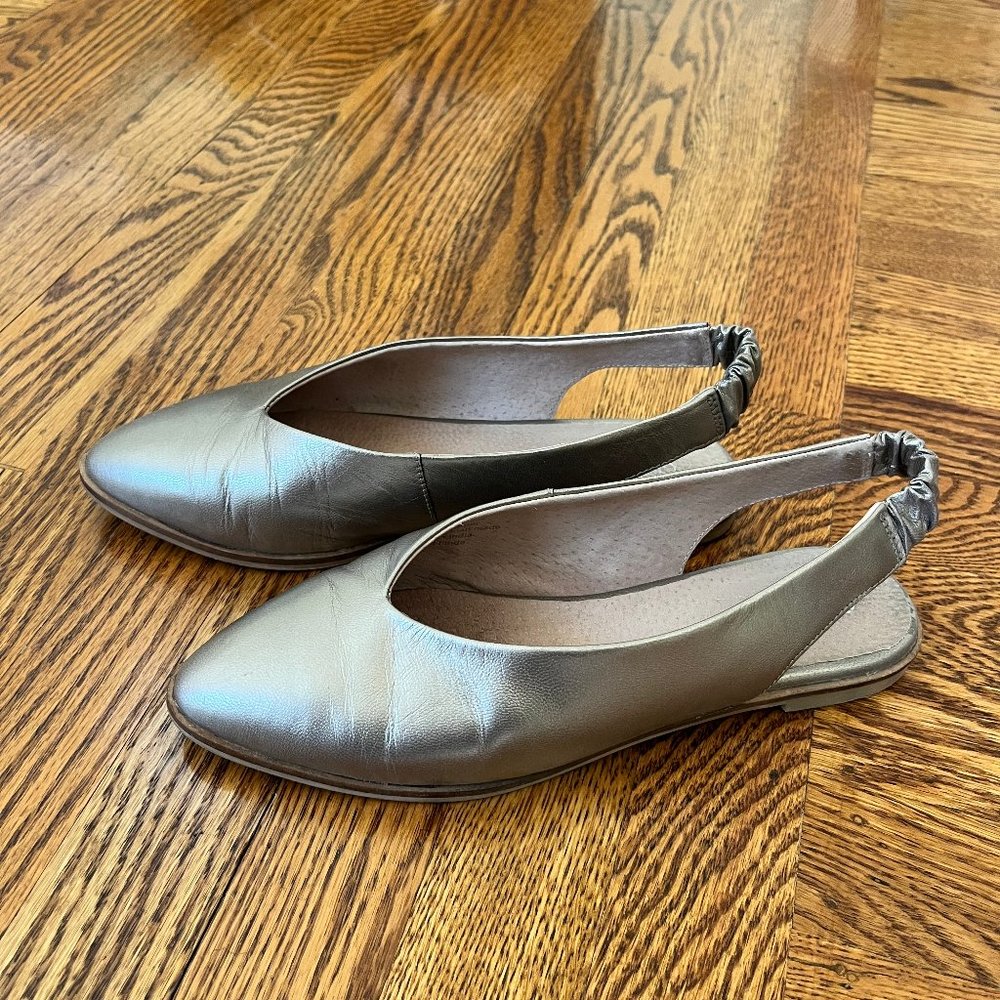 Seychelles Slingbacks - Warm Silver